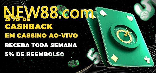 Promoções do cassino ao Vivo NEW88.com